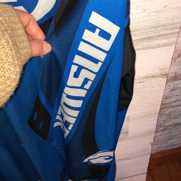 AnswerRacing jersey blue and black long sleeve syncron jersey medium dirt bike - Picture 4 of 7